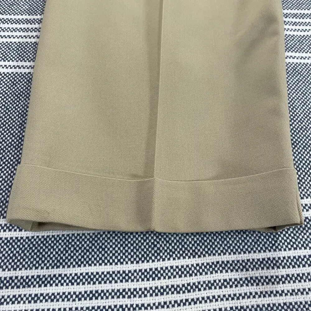 Vintage Tommy Hilfiger Wool Dress Pants Men's 33x29 Beige Double Pleated 1990s